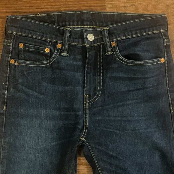 Levi's Men's 510 Jeans Skinny Fit Low Rise Stretch Denim Tapered Pants W28 L32 - Picture 9 of 14